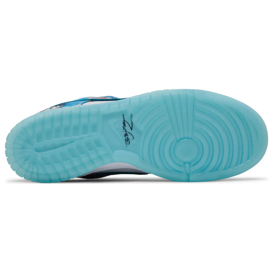 NIKE SB DUNK LOW FUTURA LABORATORIES BLEACHED AQUA