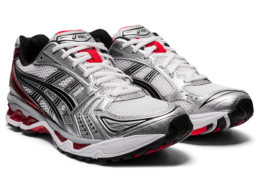 GEL-KAYANO 14 N/A A 2000S RUNNING SHOE ICON GETS REIMAGINED FOR EVERYDAY SCENARIOS.