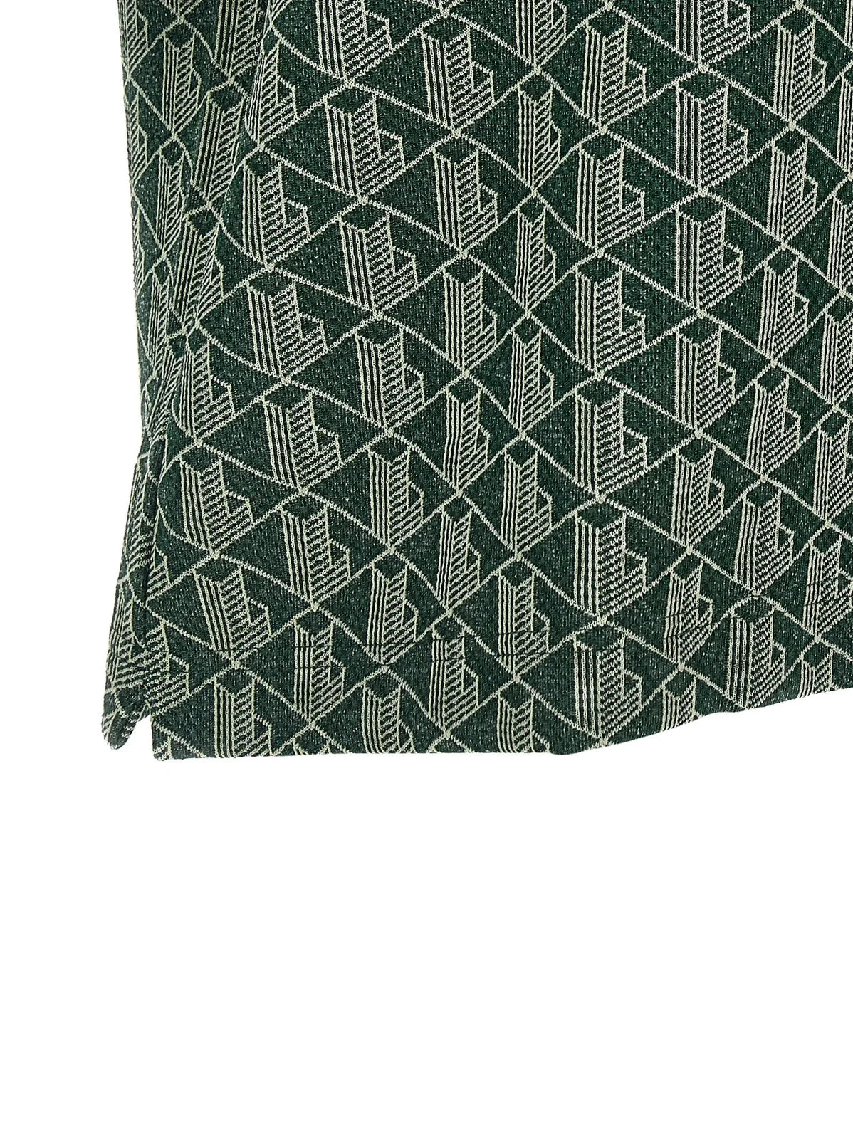 Lacoste
monogram-jacquard polo shirt