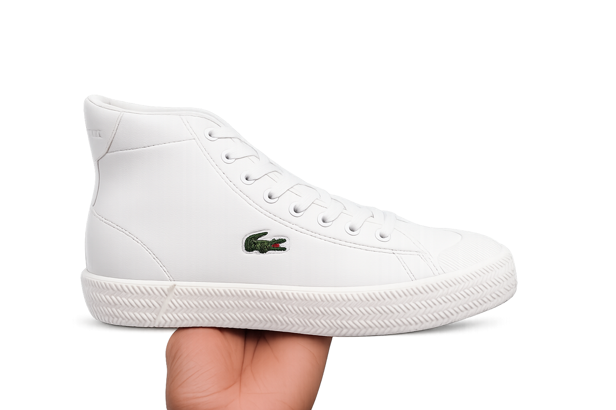 Lacoste white shoes