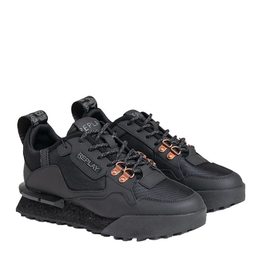 REPLAY FIELD TOTAL MENS SNEAKERS – BLACK