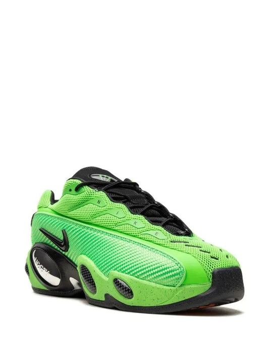 NIKE X NOCTA GLIDE “SLIME GREEN/METALLIC SILVER/BLACK