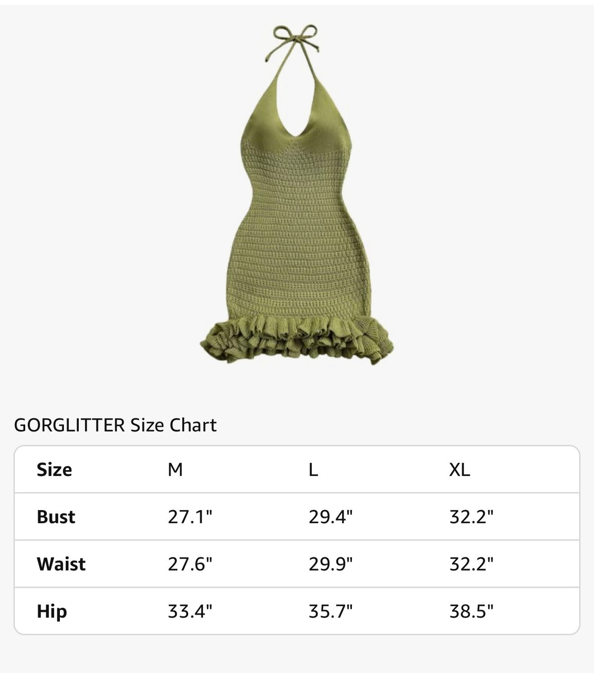 Crochet Halter Mini Dress
