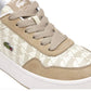 Lacoste Beige Ace Clip Leather
Monogram Sneakers