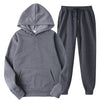 Plain Hoodie x pants for winter