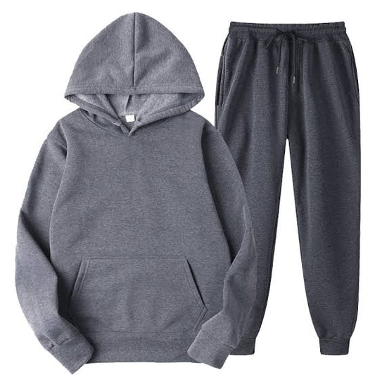 Plain Hoodie x pants for winter