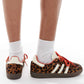 ADIDAS ORIGINALS SAMBA SNEAKERS IN LEOPARD PRINT