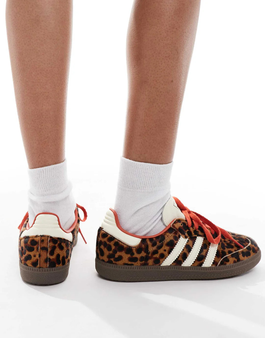ADIDAS ORIGINALS SAMBA SNEAKERS IN LEOPARD PRINT
