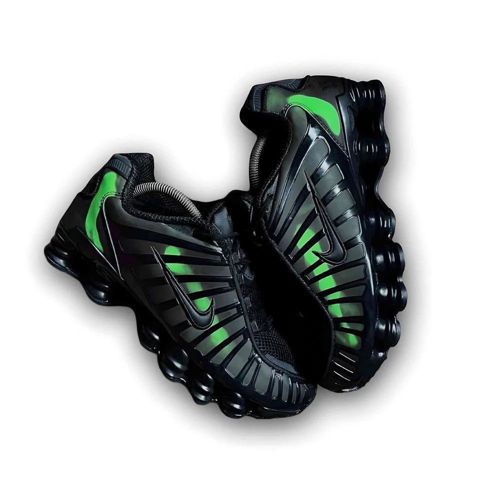 NIKE SHOX TL THERMOREACTIVE GREEN & BLACK COLOUR CHANGE