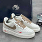 NIKE AIR FORCE 1 "WHITE" WITH PINK SMALL LACES
