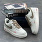 NIKE AIR FORCE 1 "WHITE" WITH PINK SMALL LACES