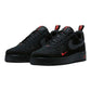 NIKE AIR FORCE 1 LOW "MULTI SWOOSH BLACK/CRIMSON"