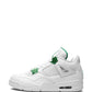AIR JORDAN 4 RETRO SNEAKERS 'WHITE METALLIC GREEN'