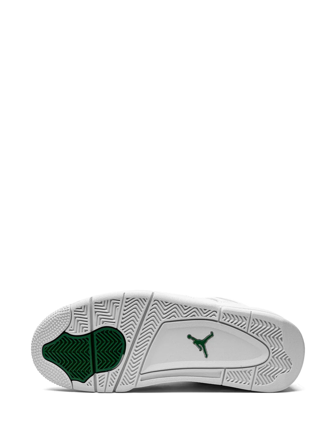 AIR JORDAN 4 RETRO SNEAKERS 'WHITE METALLIC GREEN'