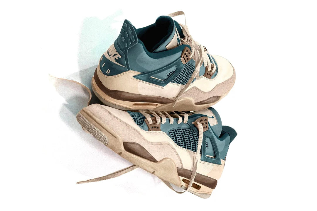 TAKE A LOOK AT THIS AIR JORDAN 4 SNORLAX CUSTOM