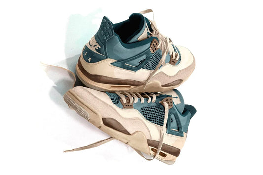 TAKE A LOOK AT THIS AIR JORDAN 4 SNORLAX CUSTOM