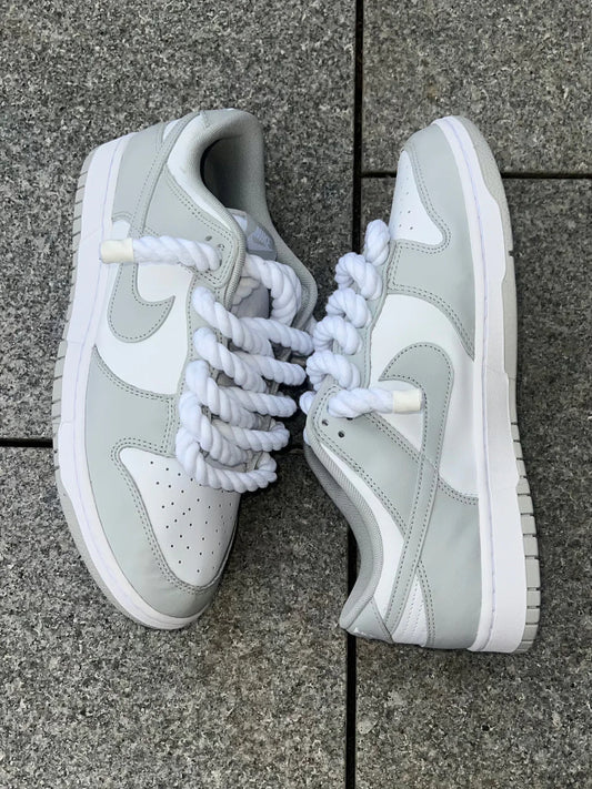 ANY COLOUR CHOICE OF NIKE DUNK LOWS WITH X ROPE LACES