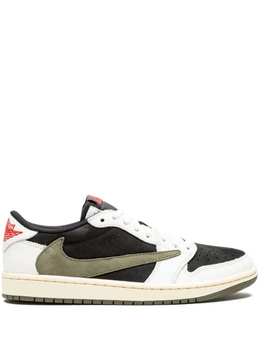 TRAVIS SCOTT AIR JORDAN 1 LOW OG "OLIVE" SNEAKERS