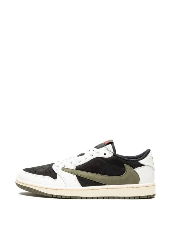 TRAVIS SCOTT AIR JORDAN 1 LOW OG "OLIVE" SNEAKERS