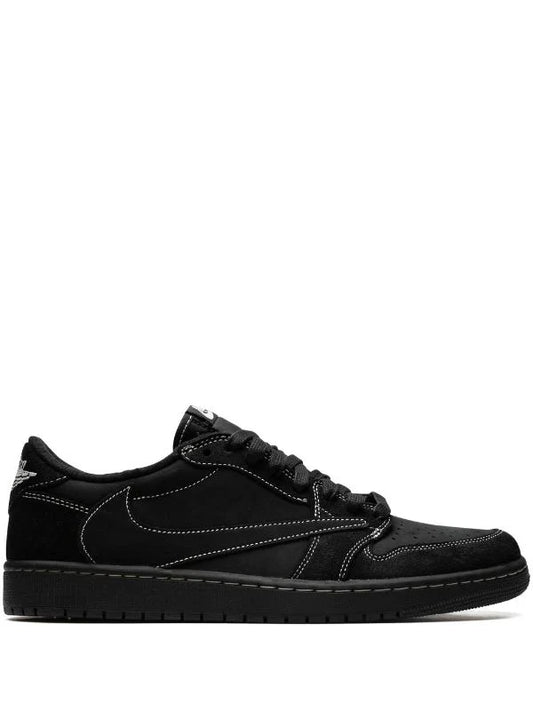 TRAVIS SCOTT AIR JORDAN 1 LOW OG "BLACK PHANTOM" SNEAKERS
