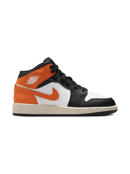 Air Jordan 1 Mid "Starfish Black Toe" sneakers