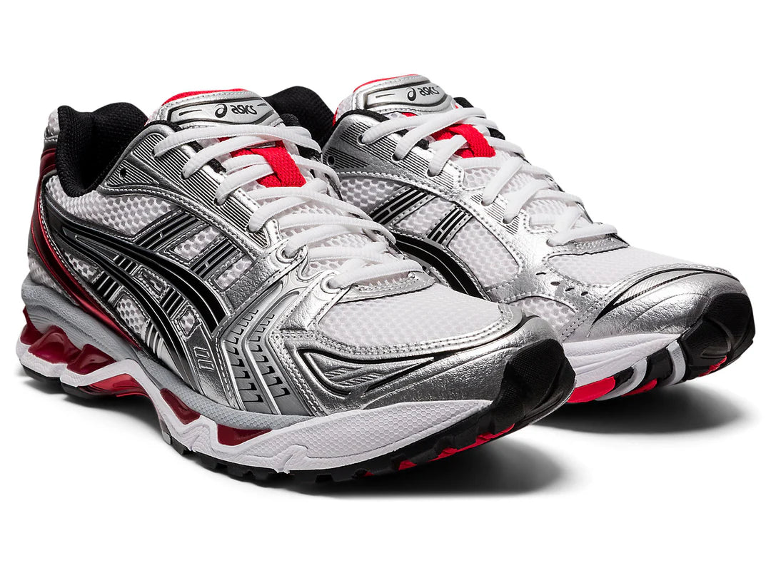 GEL-KAYANO 14 N/A A 2000S RUNNING SHOE ICON GETS REIMAGINED FOR EVERYDAY SCENARIOS.
