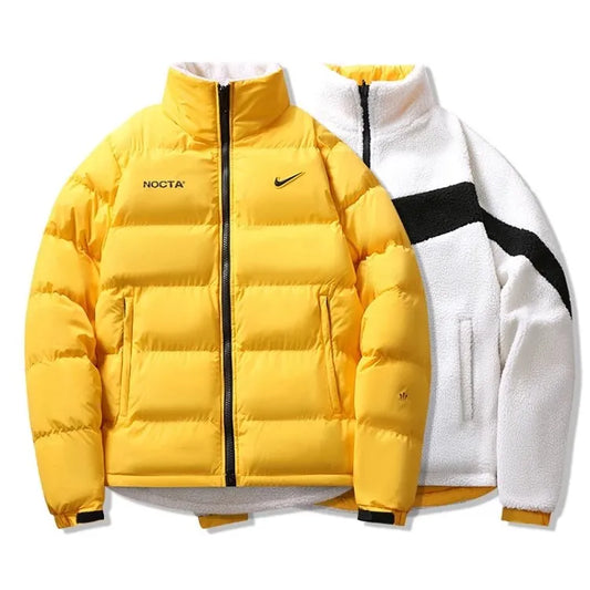 REVERSIBLE NIKE X DRAKE NOCTA PUFFER JACKET YELLOW