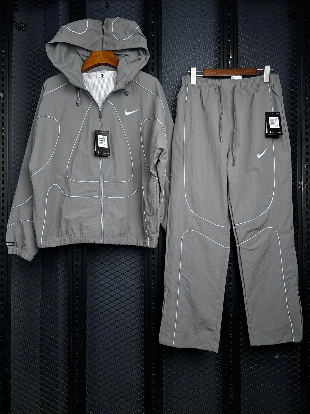NIKE X CORTEIZ NRG ONYX "GREY" TRACKSUIT SET (TOP AND BOTTOM)