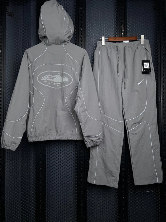 NIKE X CORTEIZ NRG ONYX "GREY" TRACKSUIT SET (TOP AND BOTTOM)
