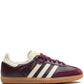 ADIDAS SAMBA OG " MAROON/CORE WHITE/GOLD METALLIC" SNEAKERS
