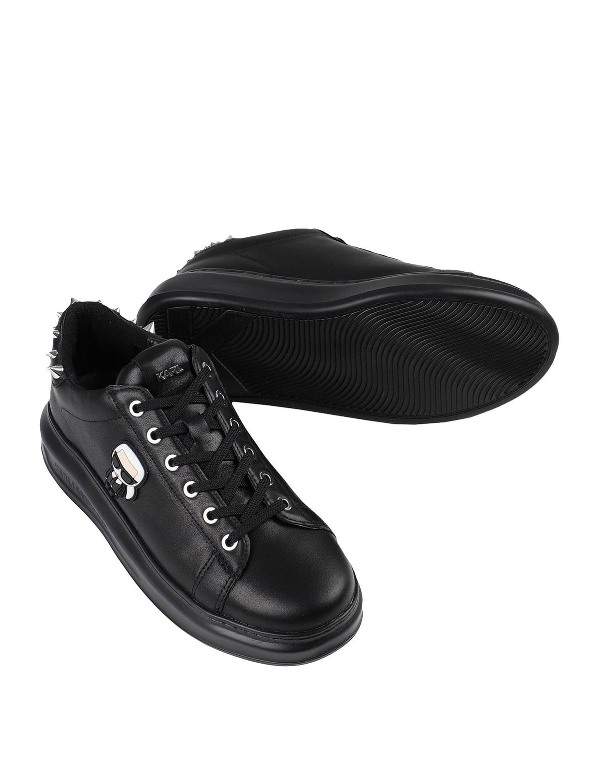 KARL LAGERFELD KAPRI KARL IKONIC STUD TAB SNEAKER