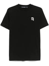 KARL LAGERFELD BLACK IKONIK T-SHIRT