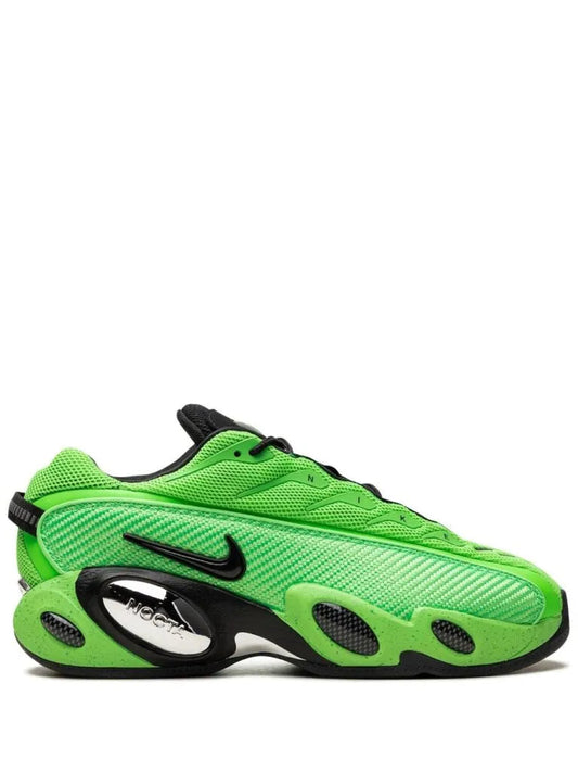 NIKE X NOCTA GLIDE “SLIME GREEN/METALLIC SILVER/BLACK