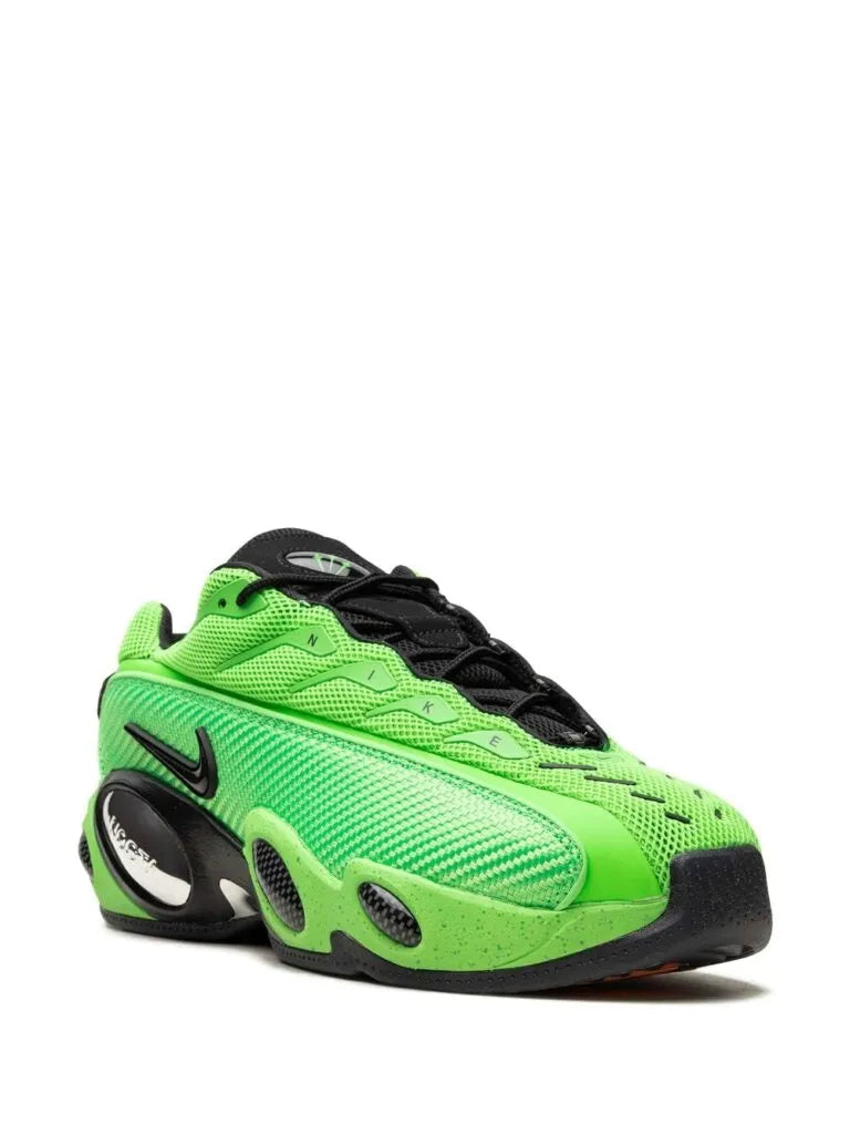 NIKE X NOCTA GLIDE “SLIME GREEN/METALLIC SILVER/BLACK