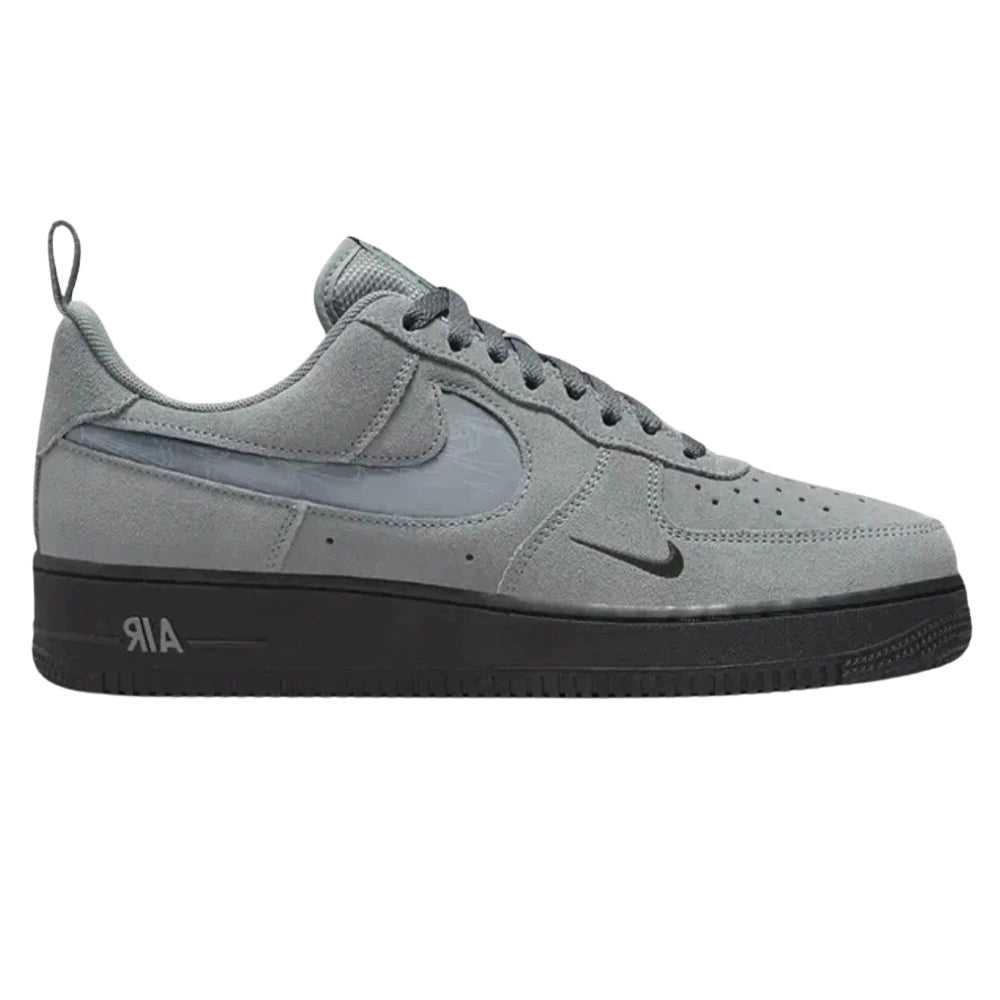 NIKE AIR FORCE 1 LOW '07 LV8 REFLECTIVE SWOOSH COOL GREY